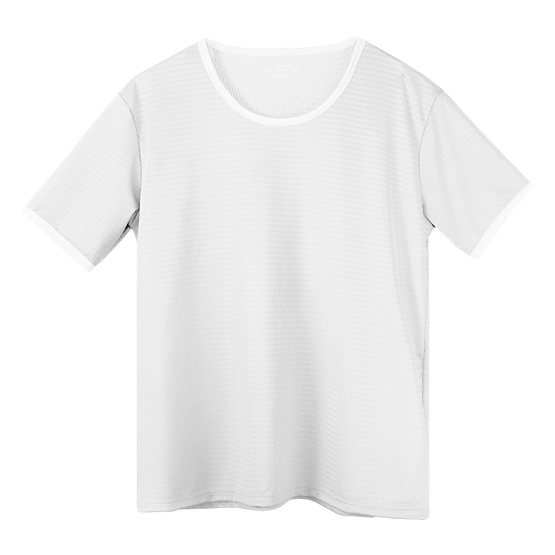 Undershirt Crew Neck - تيشيرت رجالي من قماش الحرير الجليدي