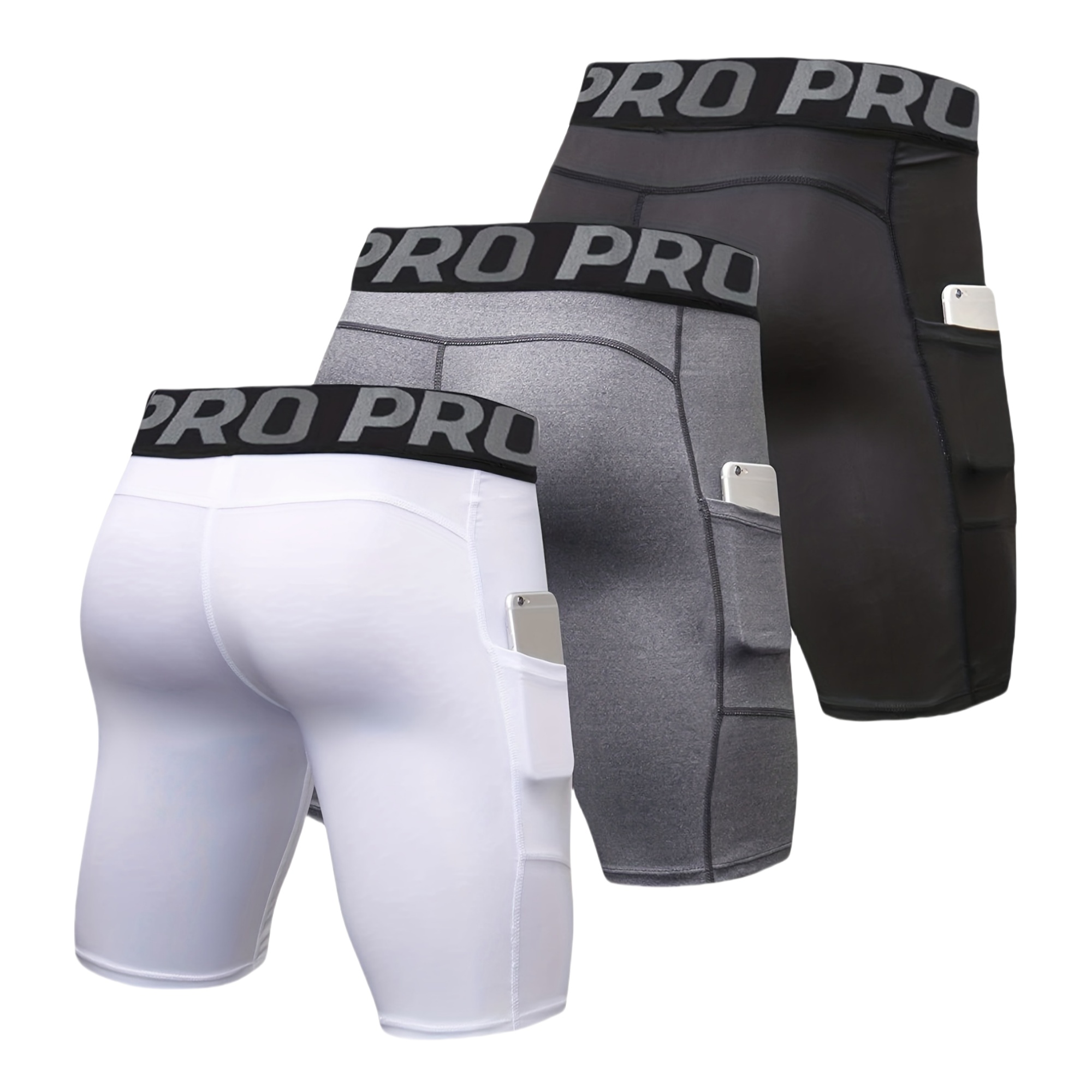 3 قطع شورتات ضاغطة للرجال مع ج - مراجعة Compression Shorts Athletes وسعره
