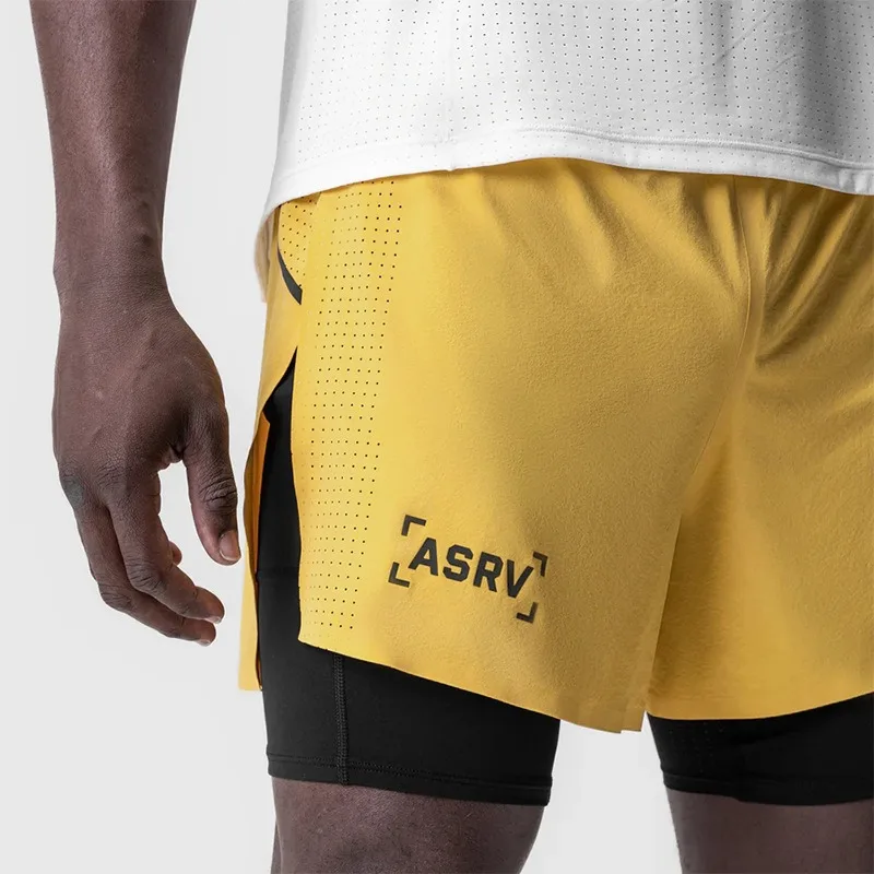 شورت رياضي رجالي 2 في 1 سريع ا - مراجعة Compression Shorts Athletes وسعره