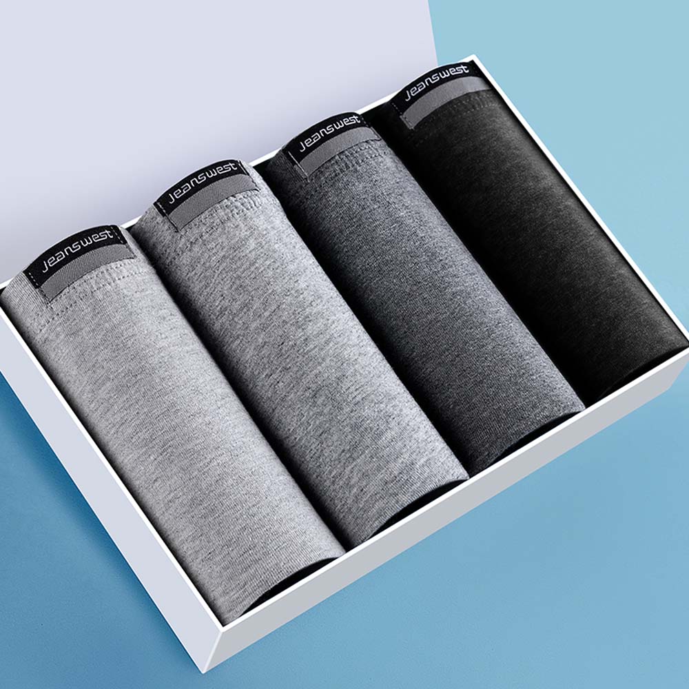 2/3/4 قطع سراويل داخلية رجالية - مراجعة Boxer Brief Pack Cotton وسعره