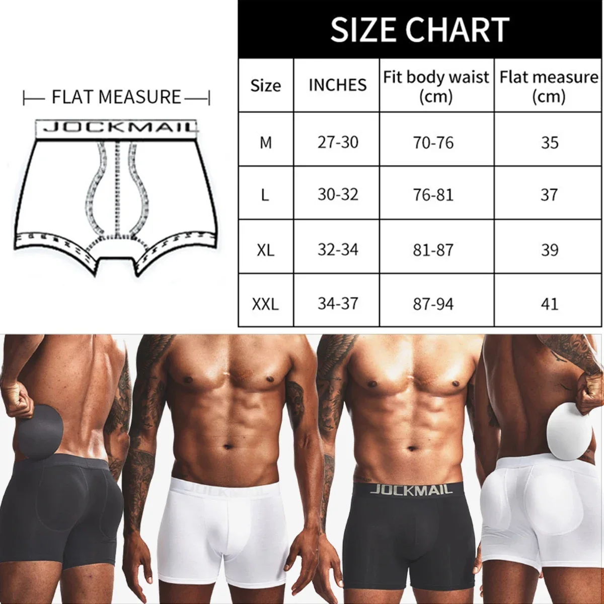 الرجال مريحة القطن بعقب رافع ا - مراجعة Boxer Brief Pack Cotton وسعره
